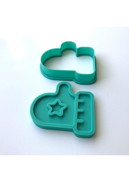 Yıldızlı Kış Eldiveni Kurabiye Kalıbı ve Damga Seti | Yılbaşı, Kış Temalı Parti | Şeker Hamuru, Kil Şekillendirici fırsatları