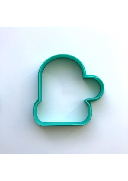 Yıldızlı Kış Eldiveni Kurabiye Kalıbı ve Damga Seti | Yılbaşı, Kış Temalı Parti | Şeker Hamuru, Kil Şekillendirici