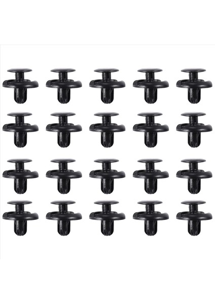 20 Adet Çamurluk Kilidi Itme Vidalı Pim Klipsleri (Yurt Dışından)