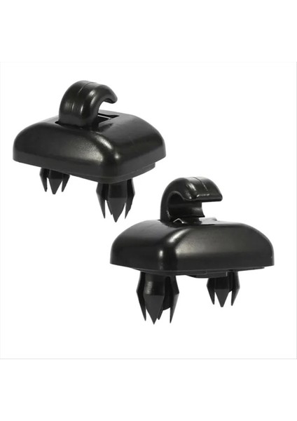 1 Çift Otomatik Siyah Güneş Vizör Toka Hook Dahili Braket 8U0857562A 8E0857561 Audi A3 A4L A5 A6L Q5 Q3 (Yurt Dışından) fırsatları