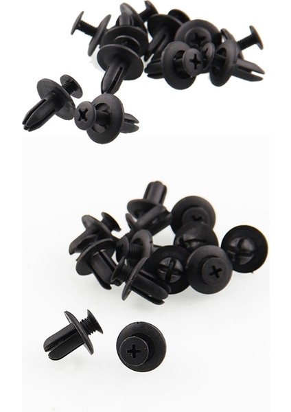 120 x 6mm Araba Plastik Perçinler Deliği Çaplı Bağlantı Elemanı Tampon Itme Pimi Klipsler ve 120 x 8mm Araba Deliği Plastik Perçinler Bağlantı Elemanı Tampon (Yurt Dışından) fiyatları