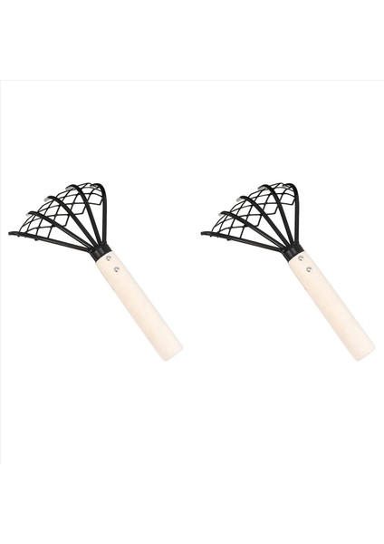 2x Beş Claw Tırmık Korkutucu Aracı Deniz Ürünleri Kabuk Tırmağı (Yurt Dışından)