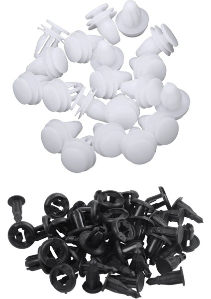 25 Adet Plastik Itme Araba Tamponu Çamurluk Kapı Perçinleri Klips 10MM Delik 20 Adet Araba (Yurt Dışından)
