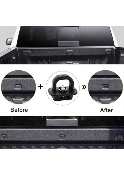 Chevy Silverado Için Ankrajlar Colorado Gmc Sierra Kanyon Kamyon Yatağı Yan Duvar Ankrajı 4 Pcs (Yurt Dışından) modelleri