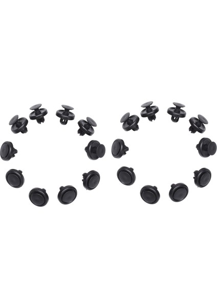 Toyota Lexus Motor Kapağı Için 20PCS 7mm Tampon Trim Klipsli Paneller (Yurt Dışından)