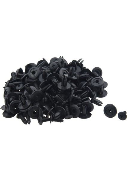 125 Pcs Araba Çamurluk Push Tipi Siyah Plastik Perçin Bağlantı Makinesi 100PCS 6mm Delik ve 25PCS 8mm Delik (Yurt Dışından) fiyatları