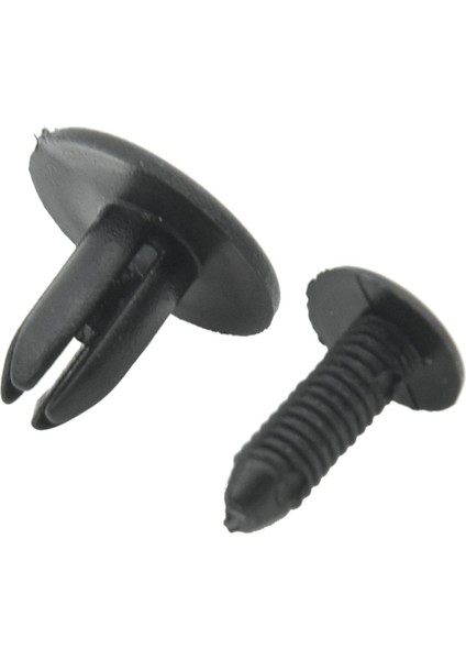 125 Pcs Araba Çamurluk Push Tipi Siyah Plastik Perçin Bağlantı Makinesi 100PCS 6mm Delik ve 25PCS 8mm Delik (Yurt Dışından) fırsatları
