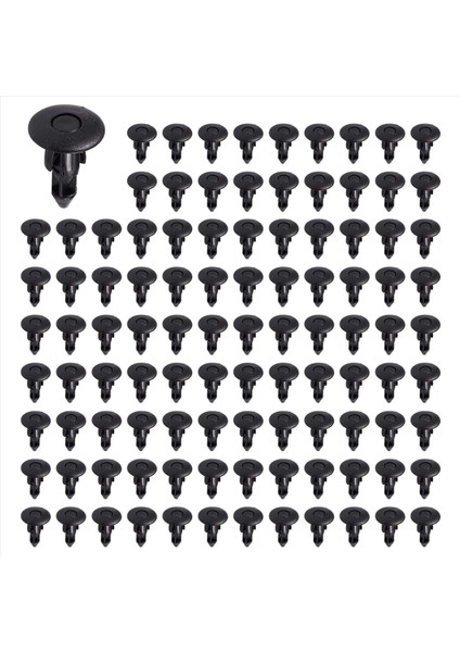 7mm Delik Plastik Perçinler Bağlantı Elemanı Otomatik Araba Çamurluk Tampon Itme Klipleri 600 Adet (Yurt Dışından)