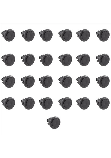 25 Adet Plastik Plastik Araba Tamponu Çamurluk Kapı Perçinleri Klips 10MM Delik (Yurt Dışından) fiyatları