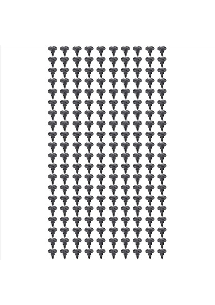 200PCS Push Tip Terleme Klipsleri Nissan Infiniti Trim Perçinli Gövde Bağlantıcılar Için 8mm Çamurluk Astar Klipsleri 01553-09321 (Yurt Dışından)