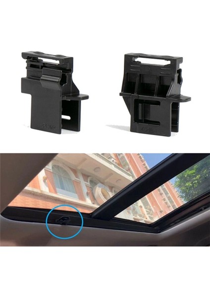 2pcs Panoramik Sunroof Güneş Vizörü Sabit Toka Güneş Gölge Klipsi Siyah Plastik 70800 Honda Crv 2017-2021 Için (Yurt Dışından) fiyatları