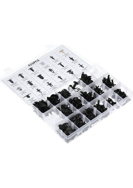 Plastik Bağlantı Elemanları Kiti Araba Tutucu Klipsler ve Plastik Bağlantı Elemanları Kiti Klipsli Otomatik Bağlantı Elemanı Klipsleri 415PCS (Yurt Dışından) modelleri