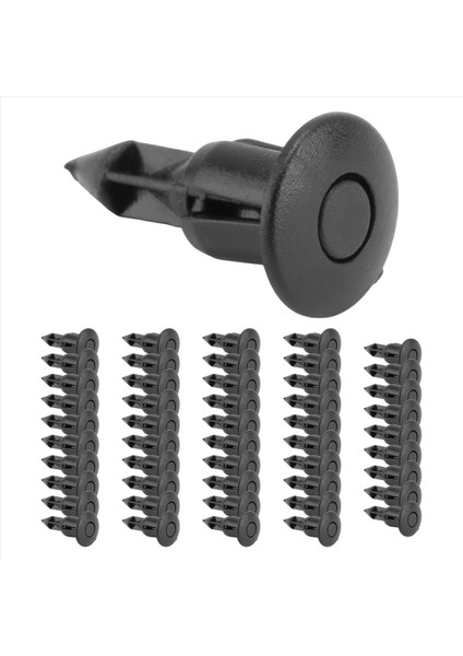 6mm x 12MM Plastik Perçinli Araba Itme Klipleri 50 Adet (Yurt Dışından) modelleri