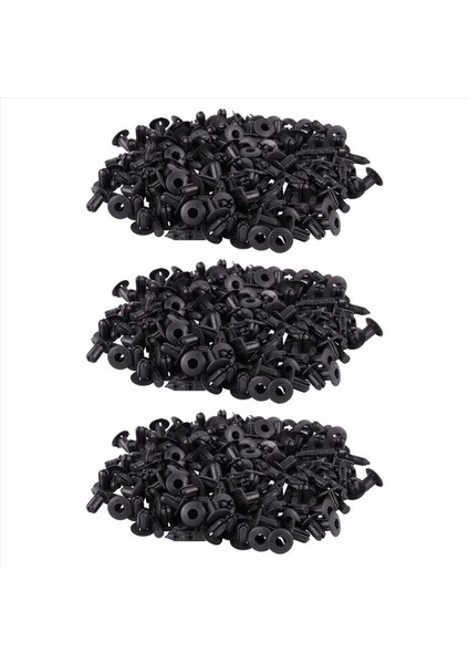 300 Pcs Araba Kalıplama Kapı Çamurluk 5mm Delik Plastik Perçinler Sabitleme (Yurt Dışından)