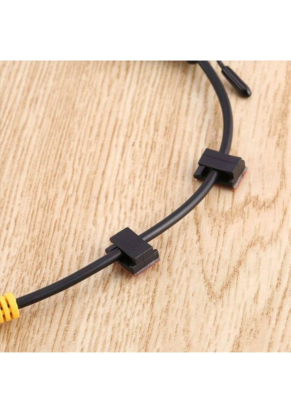 2000 Pcs Yapıştırıcı Kablo Klipsleri Tel Kelepçeler Araç Kablosu Organizatör Kablo Kravat Tutucu (Yurt Dışından)