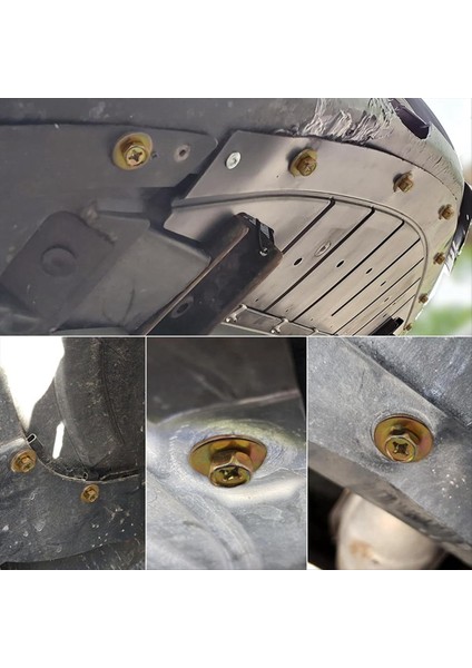 20X Gövde Cıvataları U-Fındık Klipsleri Kapak Altında Motor Alt Tabakalı Sıçrama Kalkan Koruyucusu Tampon Çamurları Astar Itme Bağlantı Elemanı (Yurt Dışından) fırsatları