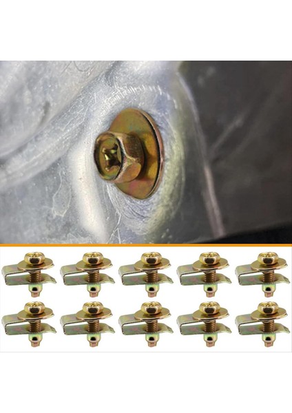 20X Gövde Cıvataları U-Fındık Klipsleri Kapak Altında Motor Alt Tabakalı Sıçrama Kalkan Koruyucusu Tampon Çamurları Astar Itme Bağlantı Elemanı (Yurt Dışından) indirimleri