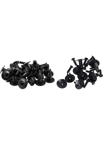 20PCS Fender Liner Push Clips Clips Tutucu Taşıyıcılarla Kaplı 50PCS Fender Perçin Çekerleri Dekoratif Panel Çıtçıtları (Yurt Dışından)
