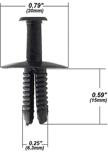 20PCS Fender Liner Push Clips Clips Tutucu Taşıyıcılarla Kaplı 50PCS Fender Perçin Çekerleri Dekoratif Panel Çıtçıtları (Yurt Dışından) modelleri