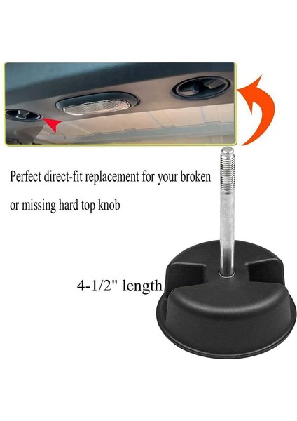 Jeep Wrangler Için 2pcs Jk 2007-2017 Sert Üst Montaj Vidası Düğmeleri 1CJ57DX9AD Montaj Sekmesi (Yurt Dışından) indirimleri