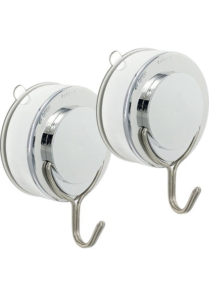 Emme Kancası 2 Paket Vakum Paslanmaz Çelik Vantuz Kancaları Duvar Kancası Banyo Havlu Kancası Ağır Hizmet Tipi 18 Lb Vantuz Tutar Duvar Kancaları Mutfak ve Banyo Askıları (Yurt Dışından)