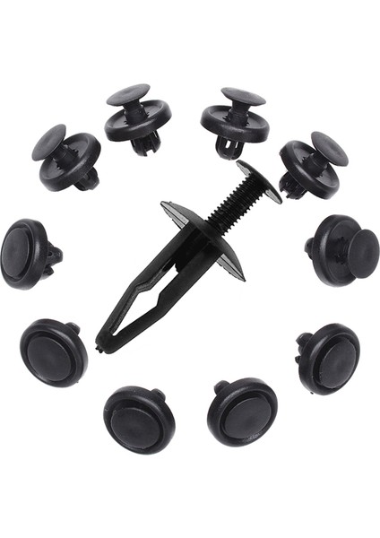 Toyota Lexus Motor Kalkanları Için 10X 7mmbumper Döşeme Klipsli Paneller 25PCS ile Kapak (Yurt Dışından)