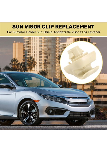 Otomobil Sunvisor Tutucu Sun Shield Antidazzele Visor Klipsleri Honda Civic Cr-V Fıt Accakd Cıvıc Vısor Fa1 Fd1 Fd2 2006-2011 Bej (Yurt Dışından) fırsatları