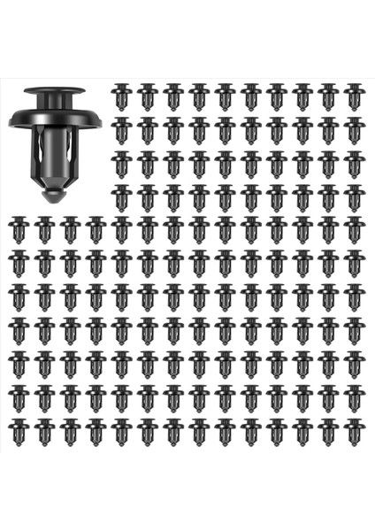 600PCS Tampon Klipsleri 10MM Honda ve Acura Plastik Perçinli Tutucu Klipsleri Için Çamurluk Parlama Dolap 91503-SZ3-003 (Yurt Dışından)