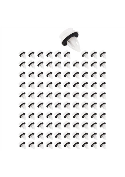 100PCS 51418224768 Plastik Perçinler Klips Bmw E46 E53 E90 E91 E70 Kapı Paneli Otomatik Bağlantı Elemanları Trim Panel Itme Tutucu (Yurt Dışından)