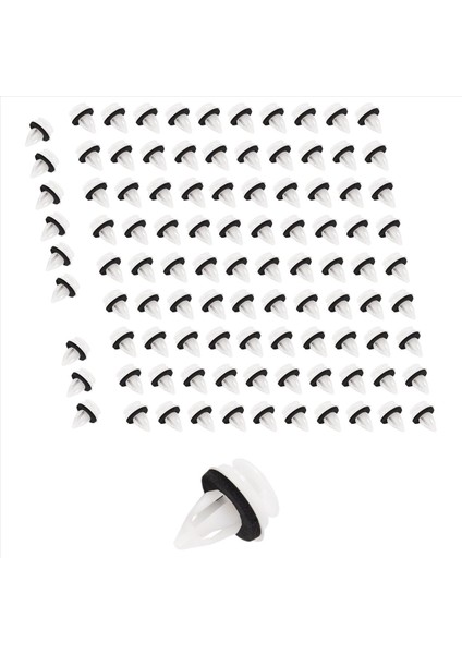 100PCS 51418224768 Plastik Perçinler Klips Bmw E46 E53 E90 E91 E70 Kapı Paneli Otomatik Bağlantı Elemanları Trim Panel Itme Tutucu (Yurt Dışından) fiyatları