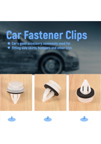 100PCS 51418224768 Plastik Perçinler Klips Bmw E46 E53 E90 E91 E70 Kapı Paneli Otomatik Bağlantı Elemanları Trim Panel Itme Tutucu (Yurt Dışından) indirimleri