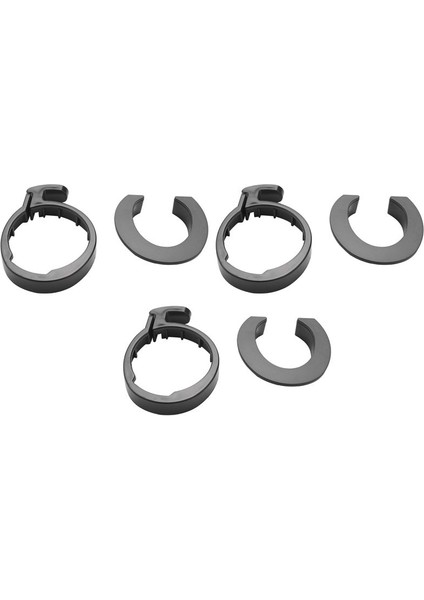3x Circle Clasped Koruma Halkası Scooter Xiaomi M365 Plastik Yuvarlak Koruma Montajı Yedek Aksesuarlar (Yurt Dışından)