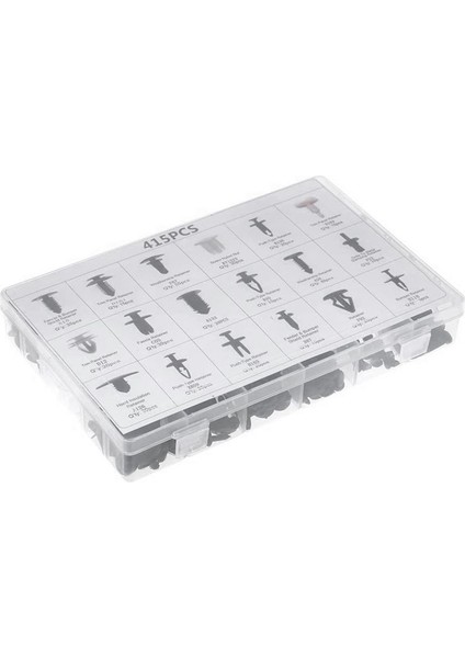 Plastik Bağlantı Elemanları Kiti Araba Tutucu Klipsler ve Plastik Bağlantı Elemanları Kiti Klipsli Otomatik Bağlantı Elemanı Klipsleri 415PCS (Yurt Dışından) indirimleri