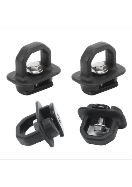 Siyah Kamyon Yatak Yan Duvar Ankrajları 4pcs Set Tie Downs Anchor Chevy Silverdo Pikap Çapa Kamyon Yatağı (Yurt Dışından) indirimleri