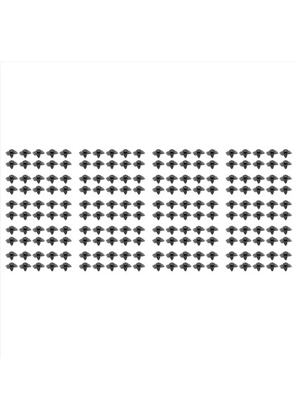 Çamurluk Astar Düzeltici Perçin Push Klipler Mazda 323 626 929 Cx-9 Miata Milenia Mpv Mx-3 Mx-6 Siyah 200PCS (Yurt Dışından)