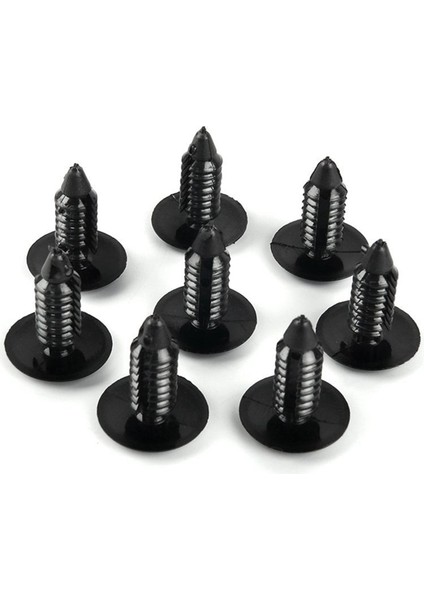 200X Plastik Tampon Bağlantı Elemanı Perçin Klipsleri Otomotiv Mobilya Montaj Genişleme Vidaları Kiti Otomatik Gövde Klipsleri Siyah (Yurt Dışından) modelleri