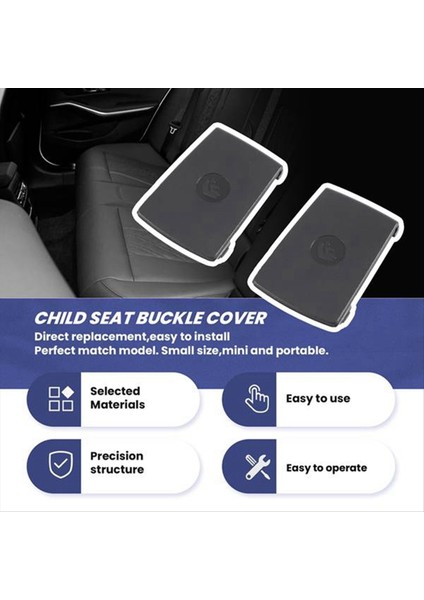 6pcs Bmw F20 F30 F30 F31 E84 E87 E87 3 Serisi Arka Çocuk Koltuk Ankrajı Isofix Kapak 52207319686 (Yurt Dışından) fiyatları