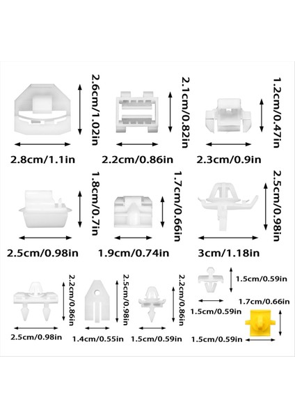 190 W201 190E 190D Için Yan Kapı Paneli Için Yan Panel Klips Kiti Sabitleme Klibi (Yurt Dışından) fiyatları