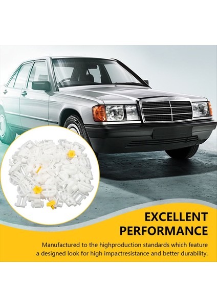 190 W201 190E 190D Için Yan Kapı Paneli Için Yan Panel Klips Kiti Sabitleme Klibi (Yurt Dışından) modelleri