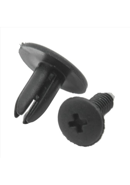 1000 Adet Araba Çamurluk Itme Tipi Siyah Plastik Perçinler Bağlantı Elemanı 6mm Delik (Yurt Dışından) fiyatları