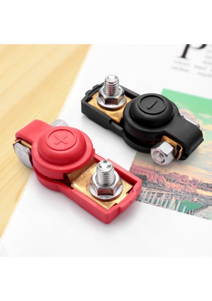 1 Çift Pil Terminali Ağır Hizmet Tipi Araba Aracı Hızlı Konektör Kablo Kelepçe Klipsi (Yurt Dışından) fırsatları