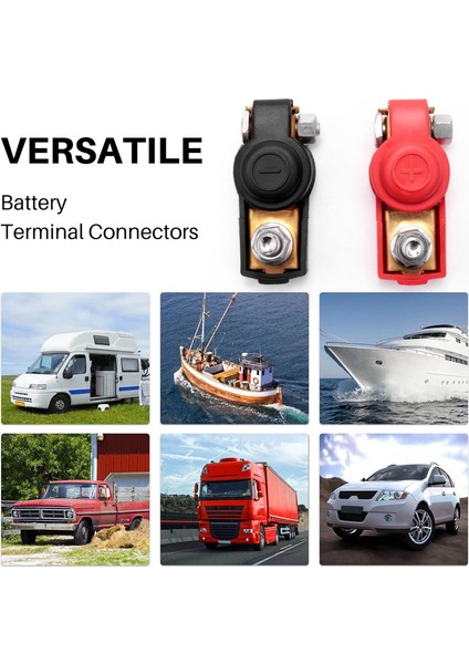 1 Çift Pil Terminali Ağır Hizmet Tipi Araba Aracı Hızlı Konektör Kablo Kelepçe Klipsi (Yurt Dışından) indirimleri