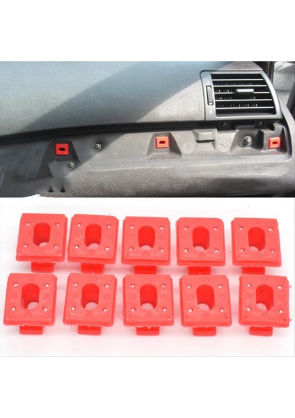 Bmw 3 Serisi Için 40 Pcs E46 E90 E91 E92 E93 X5 E53 Araba Kapısı Iç Gösterge Tablosu Çizgi Trim Panel Kalıp Klipsleri (Yurt Dışından) fırsatları