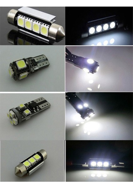 27PCS 50PCS ile Mercedes-Benz Için Beyaz Araç Içi LED Işık Kiti Bmw Için (Yurt Dışından) modelleri