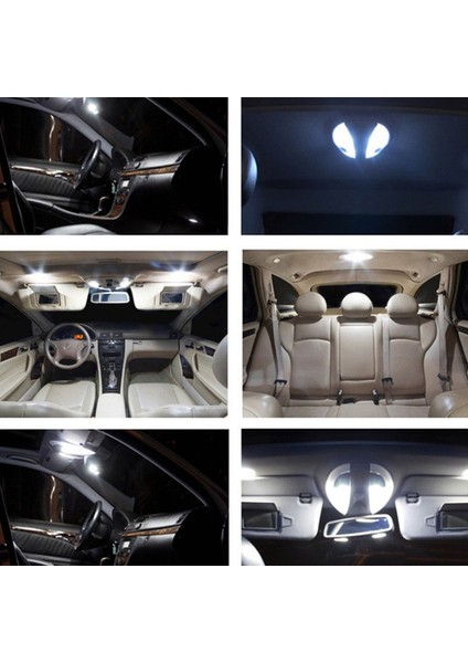 27PCS 50PCS ile Mercedes-Benz Için Beyaz Araç Içi LED Işık Kiti Bmw Için (Yurt Dışından) indirimleri