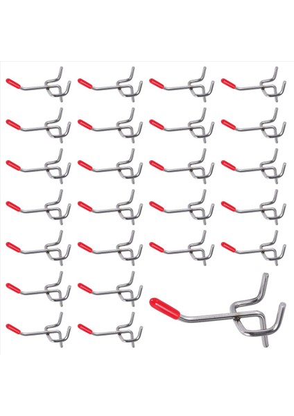 25X Tek Pegboard Kancaları 50MM Tahta Çabuk Duvar Perakende Ekran Mağazası Peg 25MM&#39 Ye Uyar (Yurt Dışından) fiyatları
