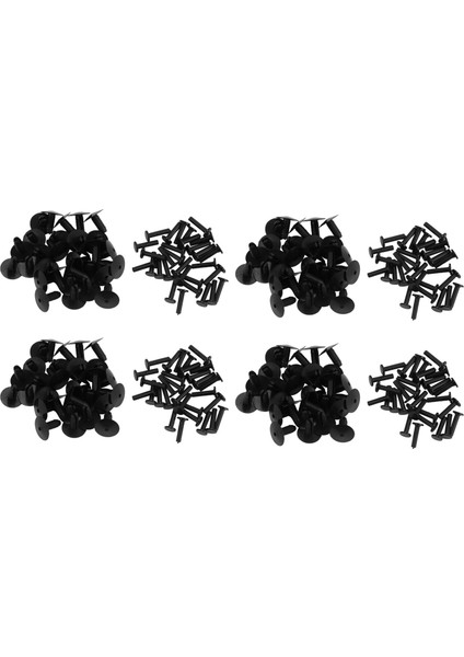 120PCS Plastik Tampon Montaj Perçin Gövdesi Trim Klipsi Bmw E30 E36 E46 E39 E38 (Yurt Dışından)