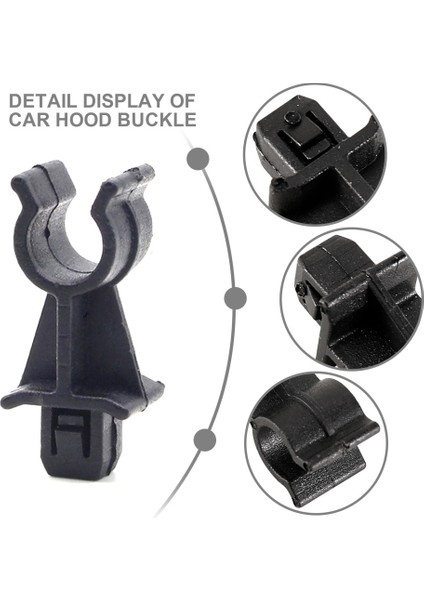 10 Nissan Qashqai Dualis Için Set Tutucu J10 Navara D40 Pathfinder R51 Bonnet Hood Destek Prod Rod Kelepçe Klip Tutucu (Yurt Dışından) modelleri