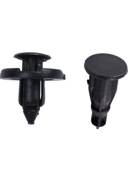 100PCS Araba Deliği Çapı Plastik Perçinler Bağlantı Elemanı Çamurluk Itme Pimi Klipler - 50PCS 10MM ve 50PCS 9mm (Yurt Dışından)