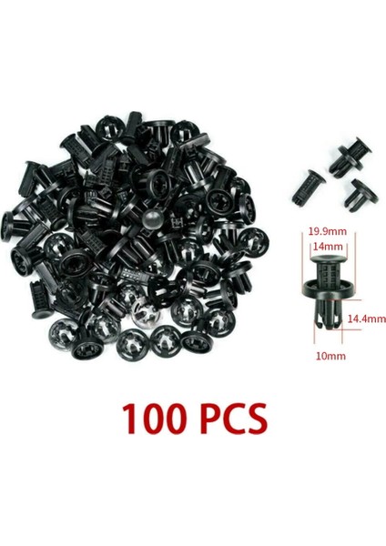 100PCS Clips Tutma Tataran Vidaları Montajlar Somun Kelepçesi Honda Için 91505-TM8-003 (Yurt Dışından) fiyatları